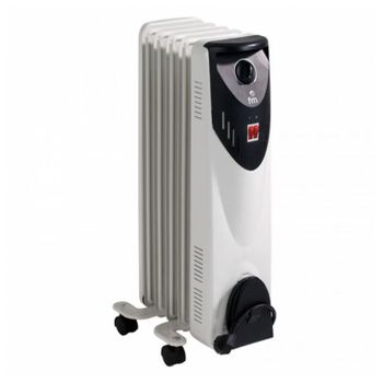 Radiador De Aceite (5 Cuerpos) Grupo Fm Rw-10 1000w Blanco 1000w 400 W/600 W/1000 W