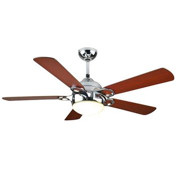 Ventilador De Techo Con Luz Grupo Fm Vt2000l 28w Madera