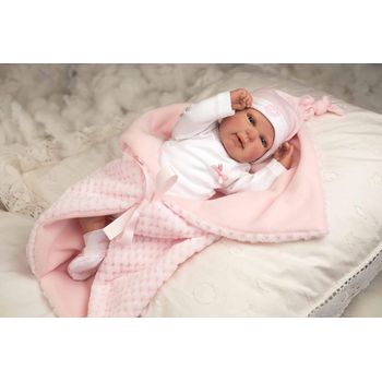 Reborn Mies Con Manta Rosa Arias