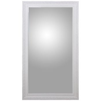 Espejo De Pared Alexandra House Living Blanco Madera Desgastado 8 X 87 X 150 Cm