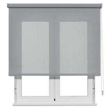 Estor Enrollable Screen  Apertura 10%  Perla Gris 120 X 250cm