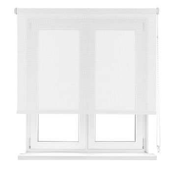 Estor Enrollable Viewtex motorizado con Cajón, Screen Grado de Apertura 10%  Blanco 135 X 190cm