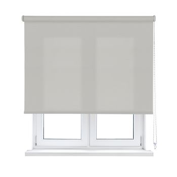 Estor Enrollable Easy Fix Traslúcido Ecofuture   Gris 60 X 190cm