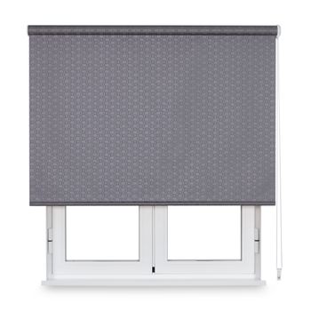 Estor Enrollable Traslúcido Link Bright Brass Gris 120 X 190cm