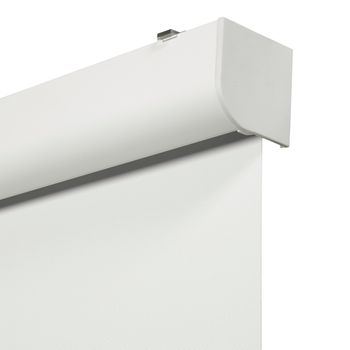 Estor enrollable opaco blanco 95 x 190 cm Blackout