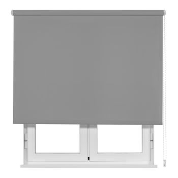 Estor Enrollable Traslucido Básico Gris 135 X 250