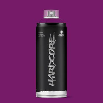 Spray Montana Hardcore | Acabado Brillo | Violeta Tube 400ml| Montana Colors