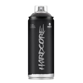 Pintura Spray Hardcore2 Negro Brillante