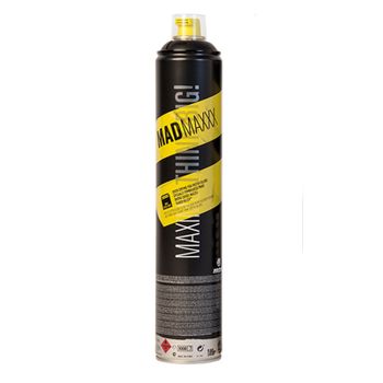 Spray Montana Xxxl Mad Maxxx  | Acabado Mate | Negro 750ml | Montana Colors