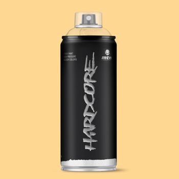 Spray Montana Hardcore | Acabado Brillo | Crema 400ml| Montana Colors