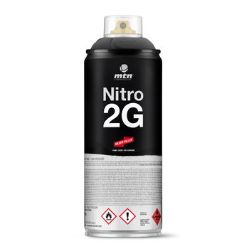 Spray Montana Nitro 2g Colors | Acabado Mate | Negro 400ml | Montana Colors