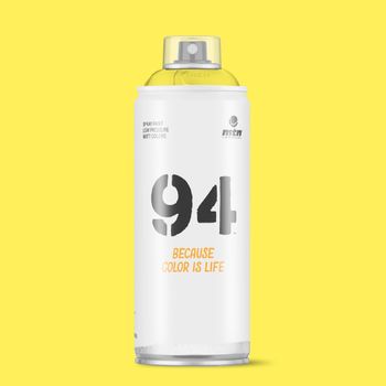 Spray Montana 94 |acabado Mate | Amarillo Canarias 400ml | Montana Colors