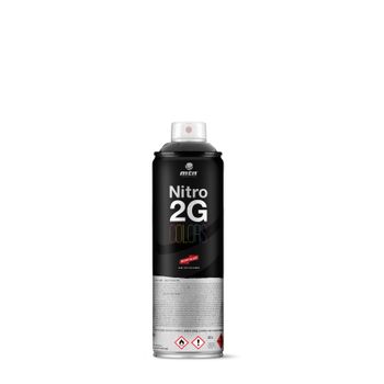 Spray Montana Nitro 2g Colors | Acabado Mate | Negro 500ml | Montana Colors