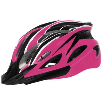 Casco De Bicicleta Para Adulto Bikeboy Helmet Con Visor Morado / Negro