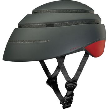 Closca Casco Plegable Loop Grafito/rojo Vino