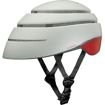 Closca Casco Plegable Loop Perla/rojo Vino