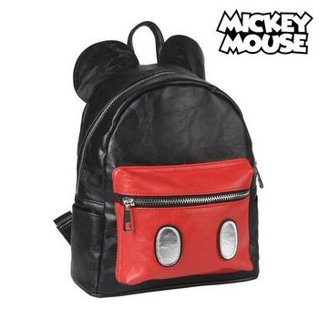 Mochila Casual Mickey Mouse 75582 Negro/rojo