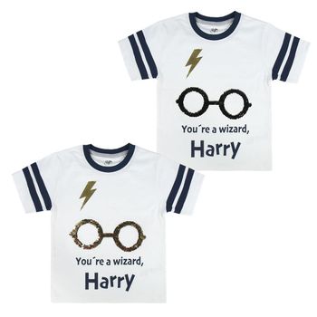 Camiseta Manga Corta Premium Harry Potter 5 Años