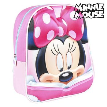 Mochila Infantil 3d Minnie Mouse