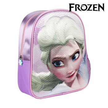 Mochila Infantil 3d Frozen Lila