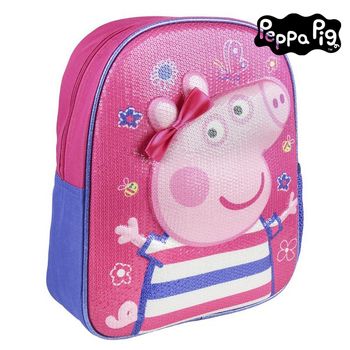 Mochila Infantil 3d Peppa Pig 72622 Rosa