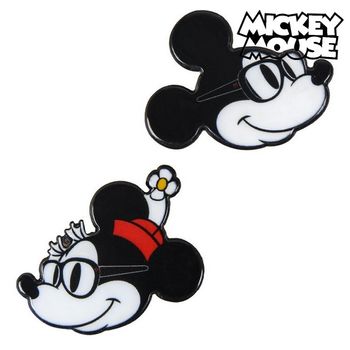 Broche Minnie Mouse Negro Blanco