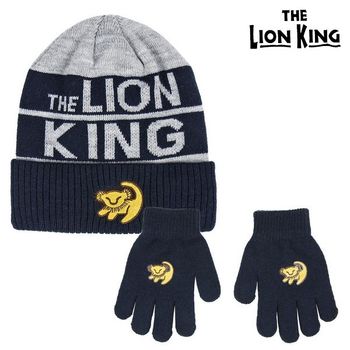 Gorro Y Guantes The Lion King 74324 Gris (2 Pcs)