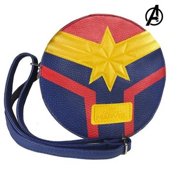 Bolso Bandolera Captain Marvel 72840 Azul Amarillo Rojo