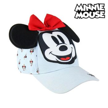 Gorra Infantil 3d Minnie Mouse 75313 Azul Claro (53 Cm)