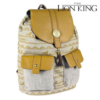 Mochila Casual The Lion King Beige