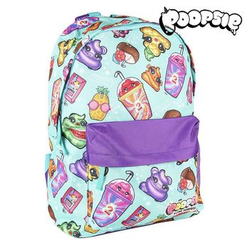 Mochila Escolar Poopsie Turquesa