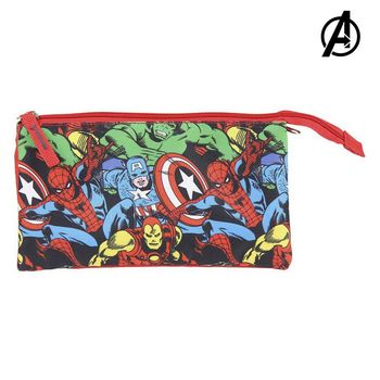 Estuche Escolar The Avengers Rojo