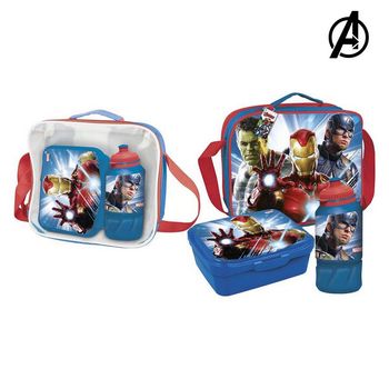 Portameriendas Con Accesorios The Avengers Azul