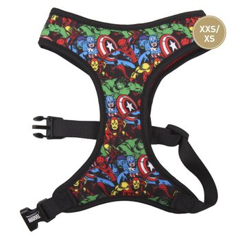 Disney Arnés Para Perros Xxs/xs Marvel Negro