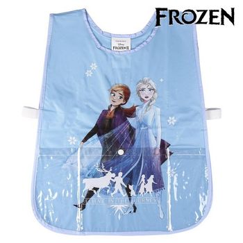 Babero Frozen Azul Claro