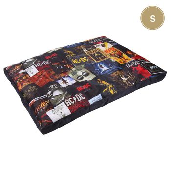 Cama Colchoneta  Para Perros Y Gatos Talla S. Producto Oficial Acdc S: 65cmx40cm Comics