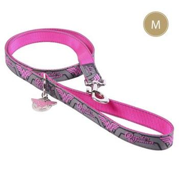 Correa Para Perros Wonder Woman Talla M Nylon