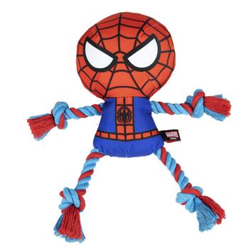 Disney Cuerda Dental Peluche Para Perro Spiderman Rojo