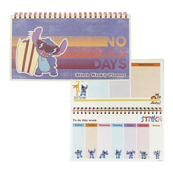 Planificador Semanal Disney Stitch Papel (35 X 16,7 X 1 Cm)