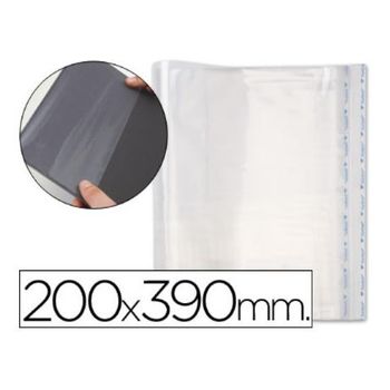 Forralibro Pp Ajustable Adhesivo 200x390mm -blister (pack De 25)