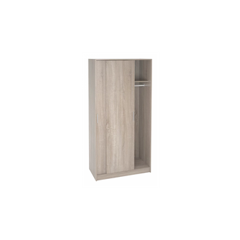 Armario 3 Puertas Abatibles 5 Cajones Acabado Roble O Blanco 200 Cm(alto)130  Cm(ancho)50 Cm(fondo) , Color - Roble Cortez con Ofertas en Carrefour