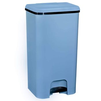 CUBO DE BASURA DE BAÑO VERDE PETROL 3L COLECCIÓN 'COLORS' - [MEJOR