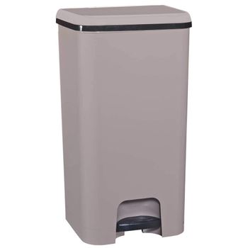 Cubo De Basura De Pedal Slim Jim 30 Litros Gris Rubbermaid con Ofertas en  Carrefour