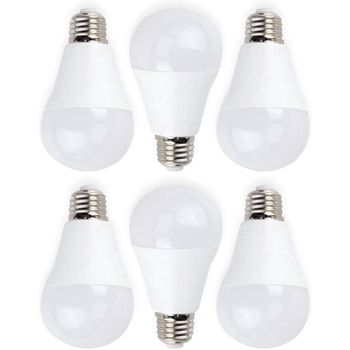 Com-fort House | Bombilla Led Tipo Bola | Conector De Tipo E27 | Potencia De 12w | Tipo De Luz: Fría | Pack De 6 Unidades|