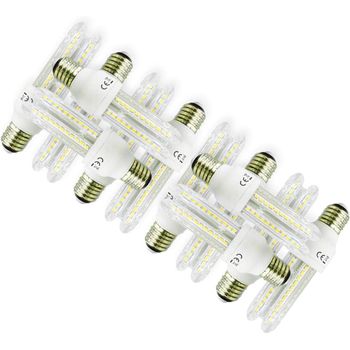 Pack con 3 Bombillas LED E27 5.2W (Luz fría) 