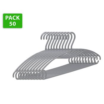 Pack de 48 Perchas Plegables Blancas MSV