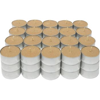 Com-fort House | Velas De Te Perfumadas | Pack Velas De 60 Unidades | Velas De Té Calientaplatos | Tealight | 4,5 Horas De Duración | Olor Canela [clase De Eficiencia Energética A]