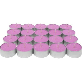 Com-fort House | Velas De Te Perfumadas | Pack Velas De 100 Unidades | Velas De Té Calientaplatos | Tealight | 4,5 Horas De Duración | Olor Coco [clase De Eficiencia Energética A]