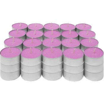 Com-fort House | Velas De Te Perfumadas | Pack Velas De 20 Unidades | Velas De Té Calientaplatos | Tealight | 4,5 Horas De Duración | Olor Explosión Floral [clase De Eficiencia Energética A]