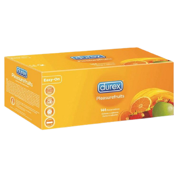 Durex Preservativos Pleasurefruits 144 Uds Sabores Mixtos